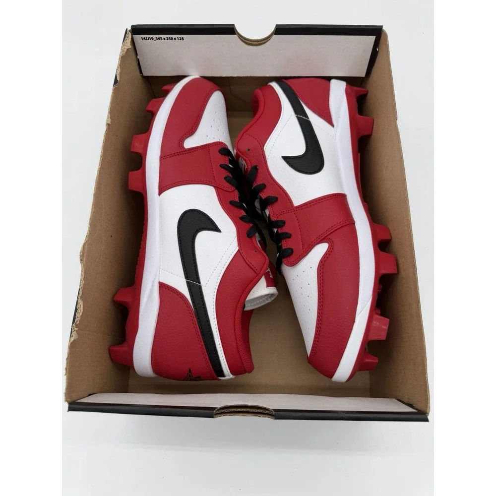 Size 14 *BUY AUTHENTIC* Nike Jordan 1 Retro MCS Low BRED CJ8524-611 No Box Lid
